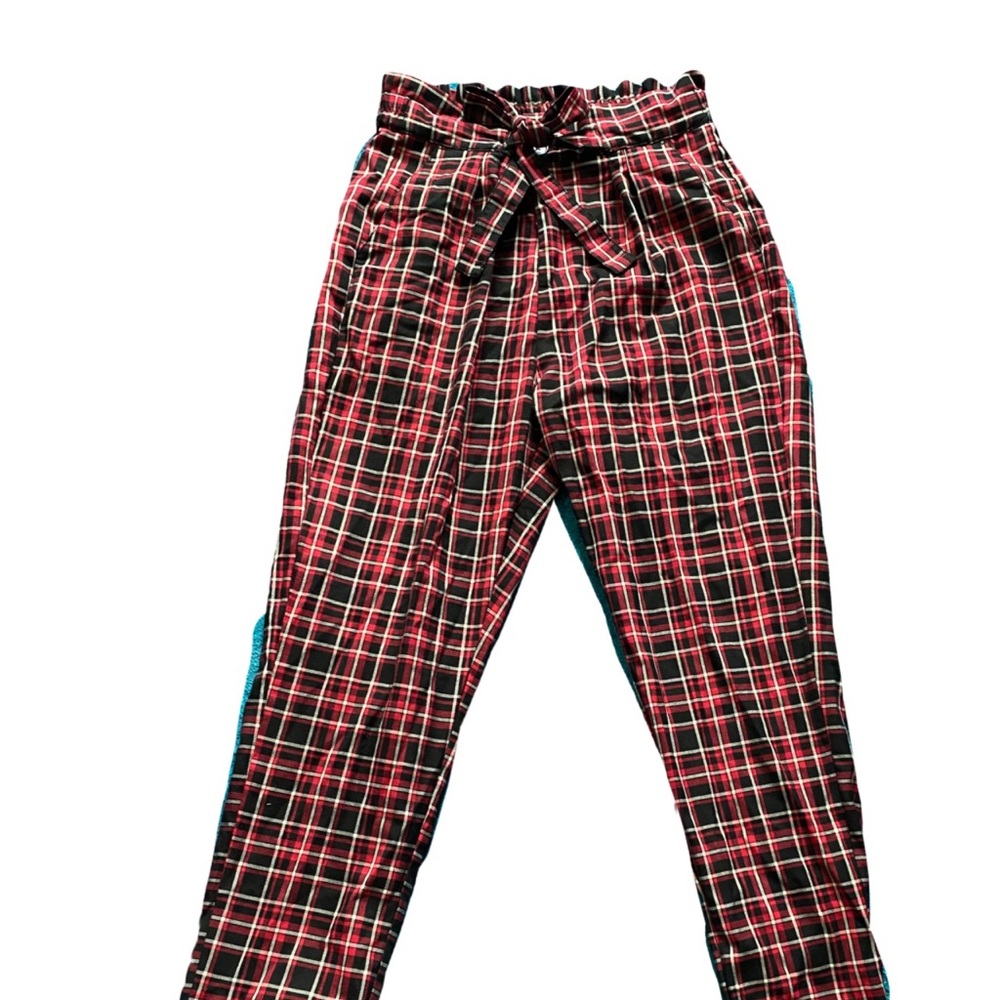 Red Plaid Business pants